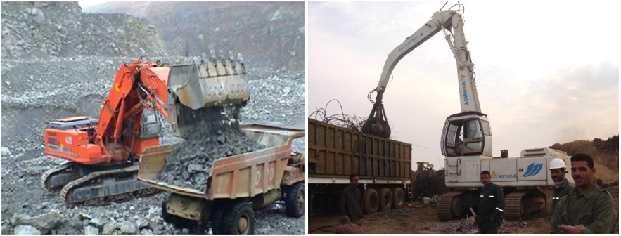 挖掘機(jī)、抓鋼機(jī)